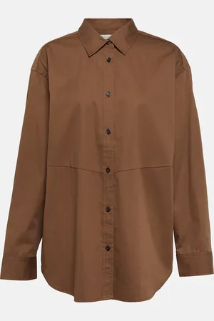 CO Chemise oversize en ton et soie