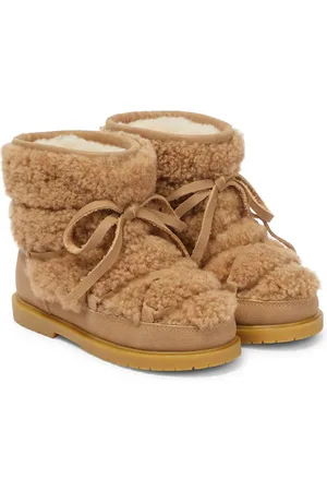 Donsje Bottines en cuir et shearling synthétique