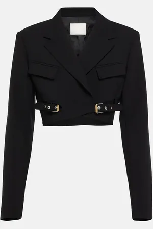DION LEE Blazer raccourci Interlock