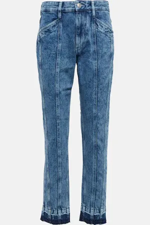 Marant Etoile Jean slim Sulanoa à taille mi-haute