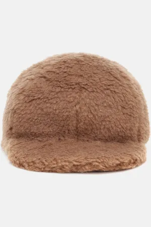 Max Mara Casquette Editto en laine de chameau et soie