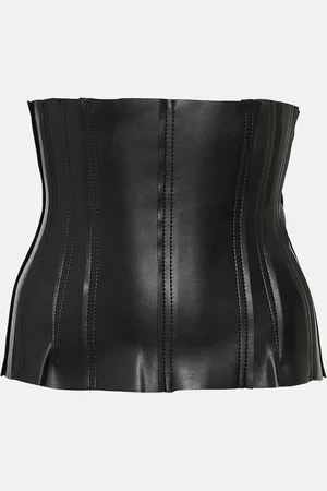 Norma Kamali Corset Grace en cuir synthétique