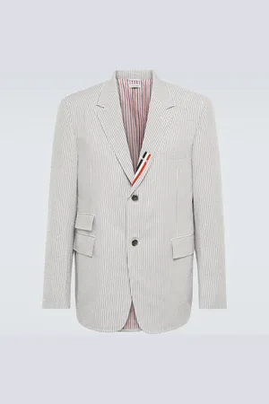 Thom Browne Blazer rayé en coton
