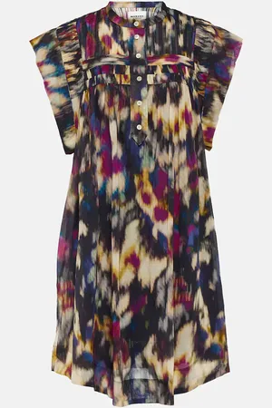Marant Etoile Robe Leaza imprimée en coton