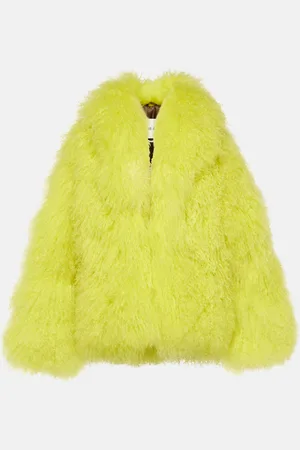 The Attico Manteau raccourci en shearling