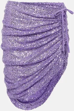 Self-Portrait Mini-jupe à sequins