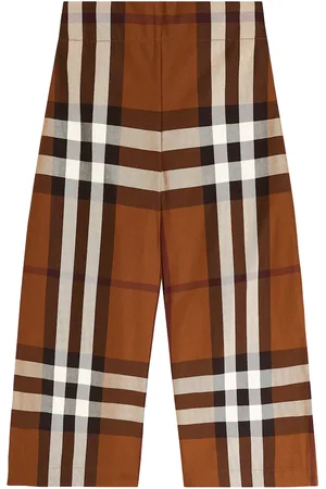 Burberry Pantalon ample Burberry Check en coton