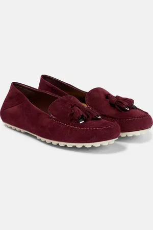 Loro Piana Mocassins Dot Sole en daim
