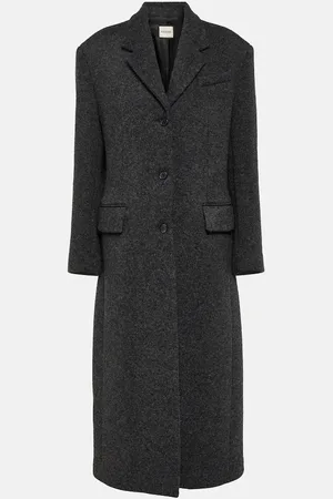 Khaite Manteau Bontin en laine mélangée
