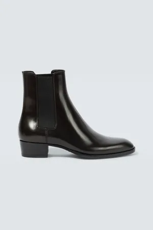 Saint Laurent Bottines Chelsea Wyatt en cuir