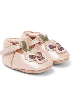 Donsje Bébé – Sandales Heidi en cuir métallisé