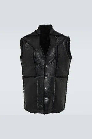 Rick Owens Veste sans manches en shearling