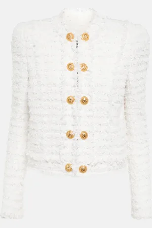 Balmain Veste en tweed