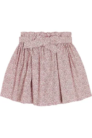 BONPOINT Jupe Tuie en coton à fleurs