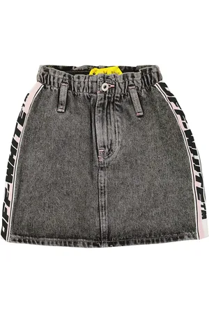 OFF-WHITE Jupe en jean à logo