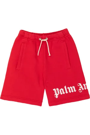 Palm Angels Short en coton à logo