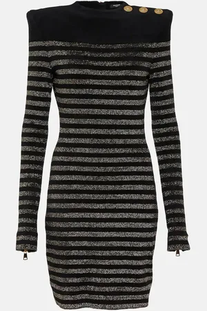 Balmain Robe rayée