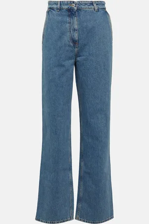 Burberry Jean droit à taille haute