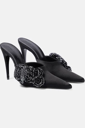 MAGDA BUTRYM Mules en satin à ornements