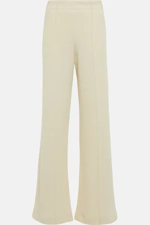 Chloé Chloé Pantalon ample à taille haute en laine