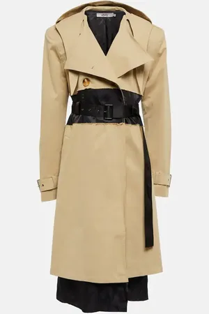 Didu Trench-coat en coton mélangé
