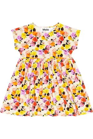 Molo Bébé – Robe Channi en coton mélangé à fleurs