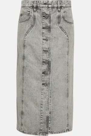 Marant Etoile Jupe midi Vandy en jean