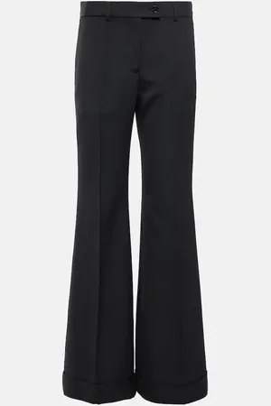 Acne Studios Pantalon ample en laine mélangée