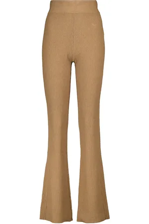 Frame Pantalon évasé en coton mélangé