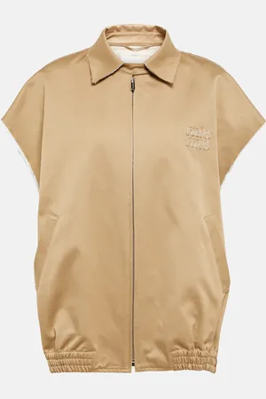 Miu Miu Veste sans manches en coton