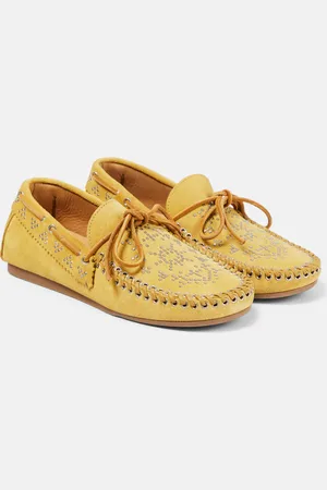 Isabel Marant Mocassins Freen en daim à ornements