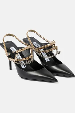 Jimmy Choo X Jean Paul Gaultier – Escarpins en cuir à ornements