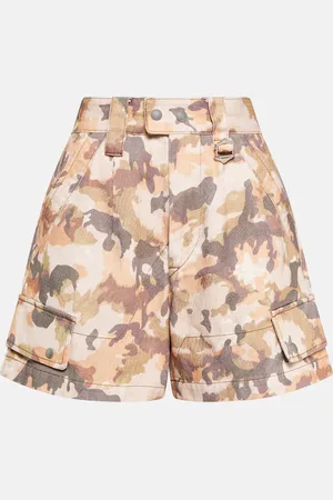 Isabel Marant Short Eliano à taille haute en jean