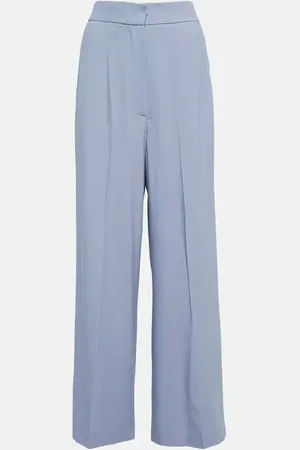 Khaite Pantalon ample en laine mélangée