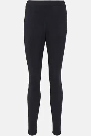 Max Mara Pantalon slim Leisure Ebe en daim synthétique