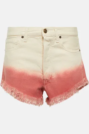 Alanui Short Bright Hues en jean