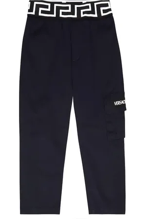 VERSACE Pantalon cargo Greca Border