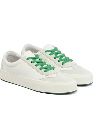 The Row Baskets Marley en cuir et daim