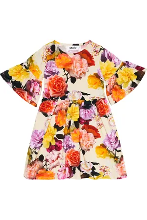 Molo Robe Chasity en velours de coton mélangé à fleurs