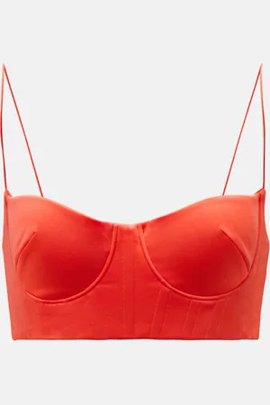 ALEX PERRY Brassière Hart en crêpe de satin