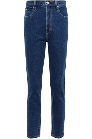 SLVRLAKE Jean slim raccourci Beatnik à taille haute