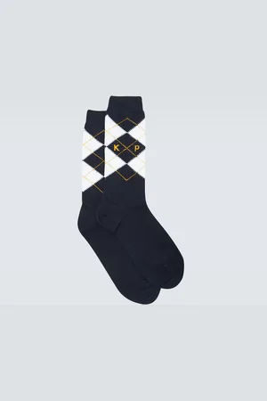 Kenzo Chaussettes en jacquard de coton mélangé