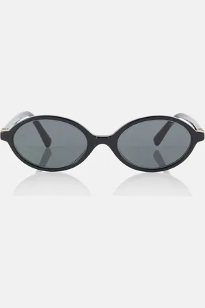 Miu Miu Lunettes de soleil rondes à logo