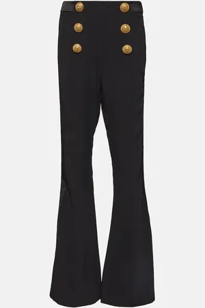 Balmain Pantalon bootcut à taille basse