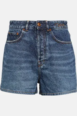 Chloé Chloé Short à taille haute en jean