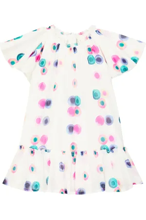 Chloé Chloé Kids Robe en coton imprimé