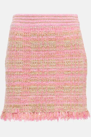 LOVESHACKFANCY Mini-jupe Balsam en tweed