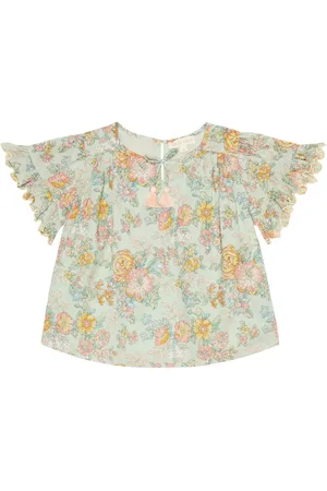 Louise Misha Blouse Feliza en coton à fleurs