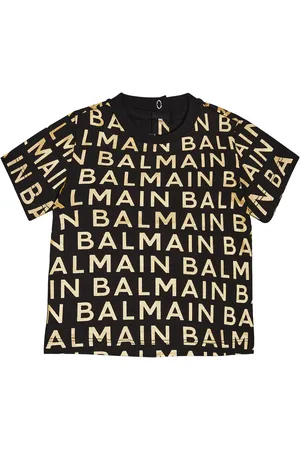 Balmain Bébé – T-shirt en coton à logo