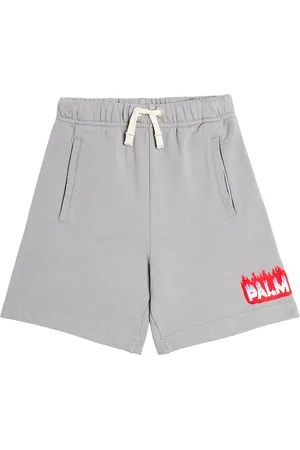 Palm Angels Short en coton à logo